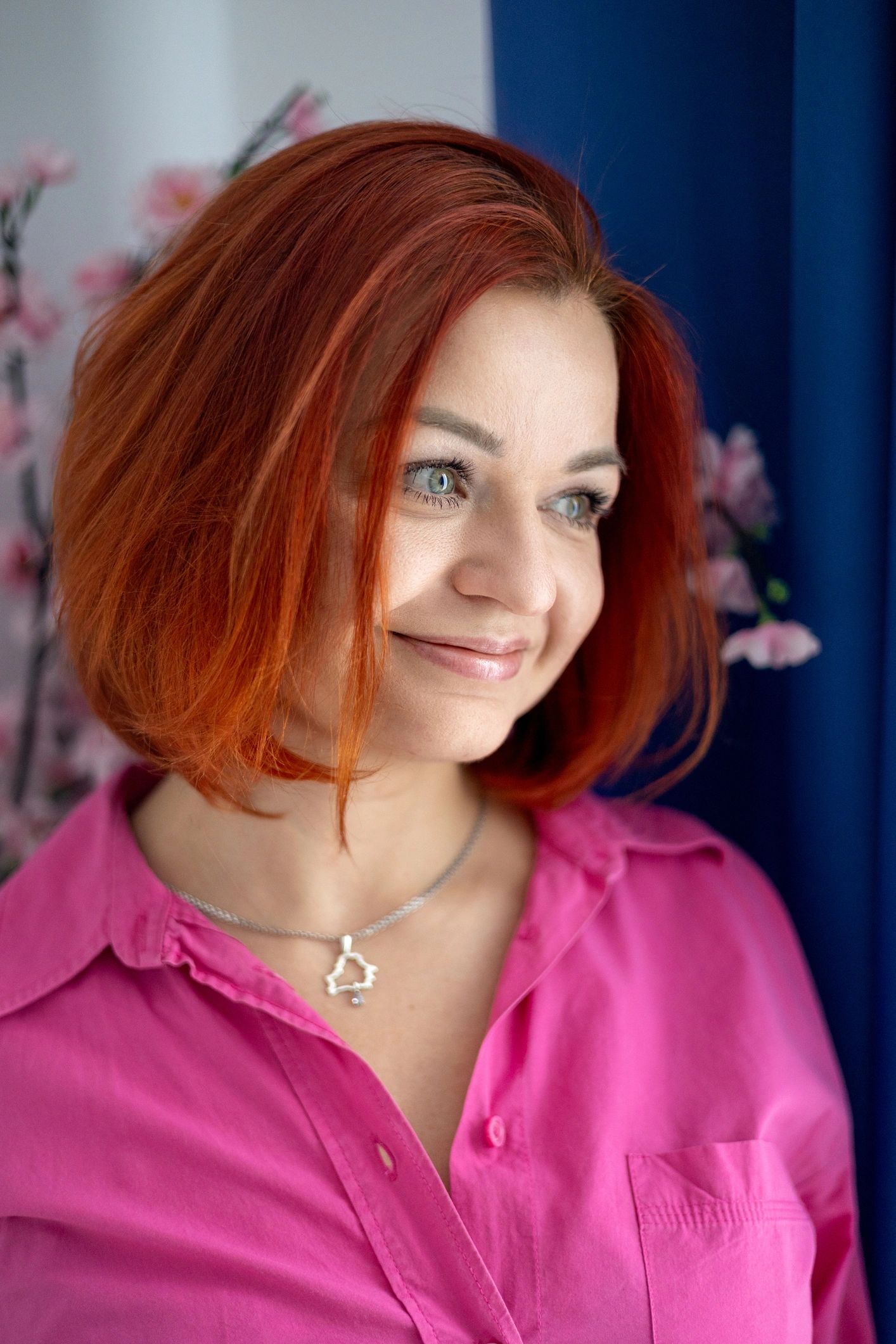Expressive portrait of a young creative woman